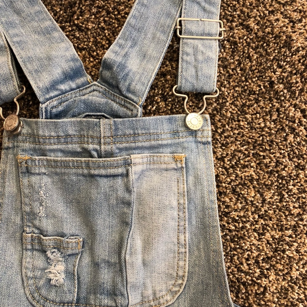 Distressed Overalls
